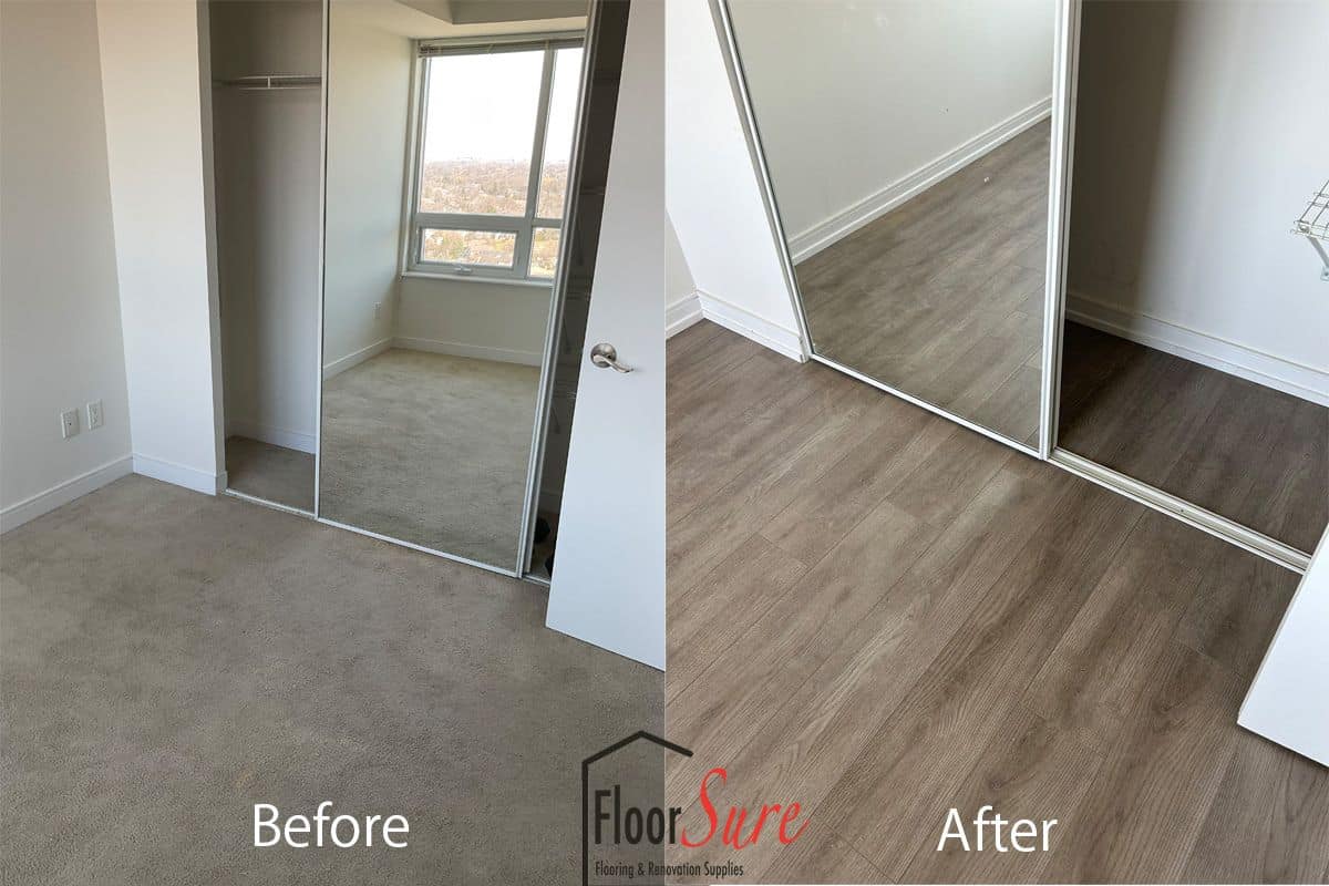 Flooring installation in Downtown Toronto