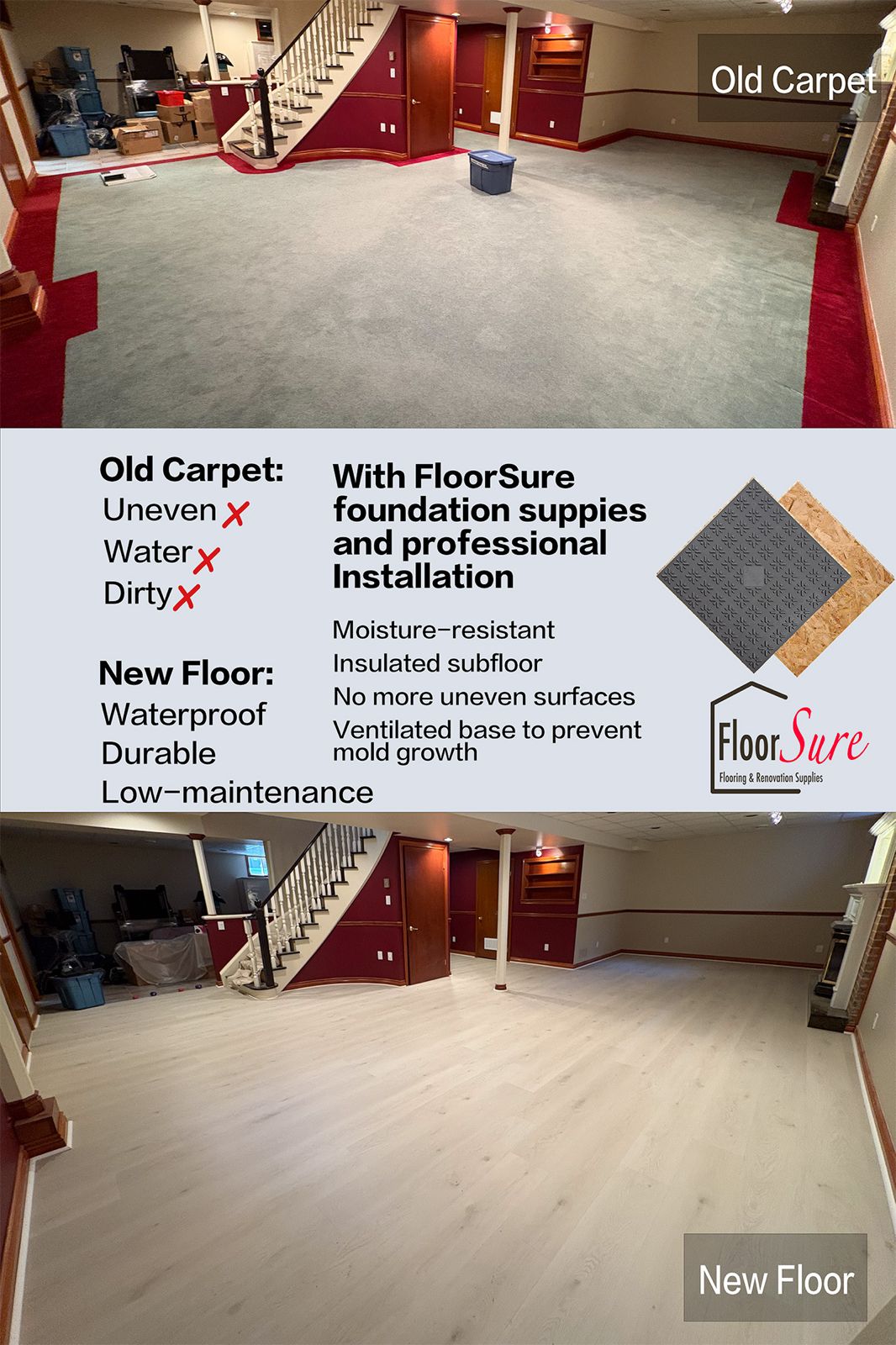 Best Basement Flooring Solution